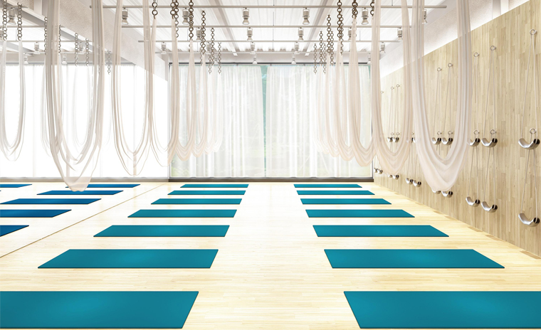 瑜伽室運動地膠