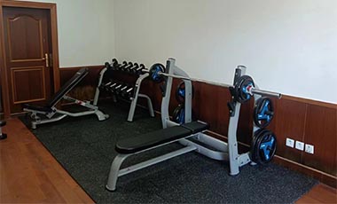 健身房自由力量區(qū)地膠