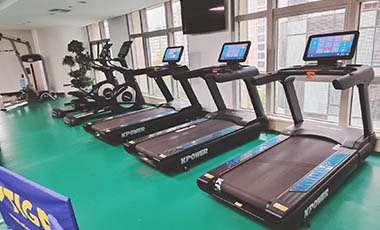 健身房地膠有氧區(qū)